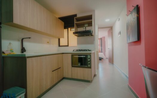 Apartamento de 1 habitación en el centro de Guatapé con balcón y vista a la represa – MLS 256473