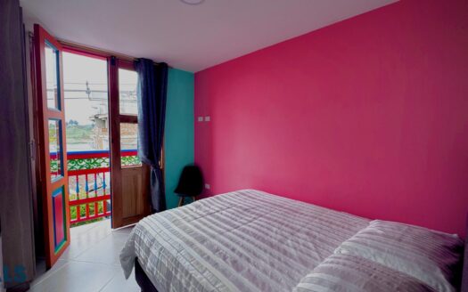 Apartamento de 1 habitación en el centro de Guatapé con vista a la represa – MLS 256478